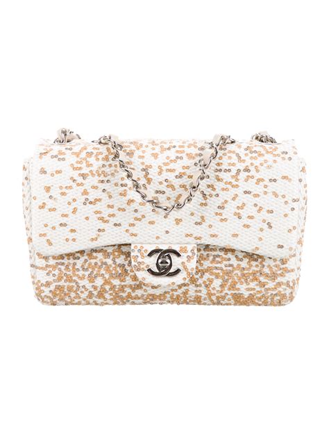 chanel raffia sequin small flap bag|chanel handbags mini.